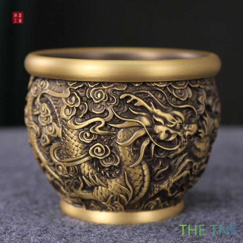 新品未使用★ 黄銅製　龍彫り 香炉　線香鉢 新品未使用☆ 黄銅製 龍彫り 香炉 線香鉢 - メルカリ