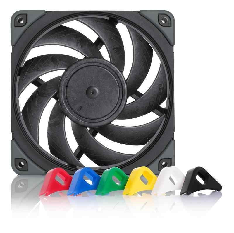 Noctua NF-A12x25 PWM chromax.black.swap 静音 ファン 4-Pin接続 120mm ブラック