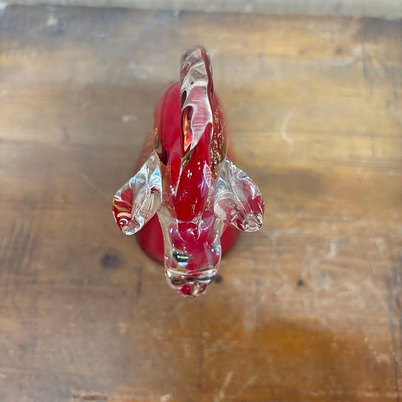 マルティグラス 馬 高さ約19cm レトロ MultiGlass ガラス 置物 ガラス