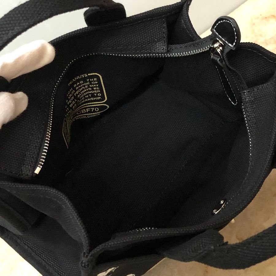 美品】COACH コーチ スヌーピー カーゴトート 26 バッグ ブラック