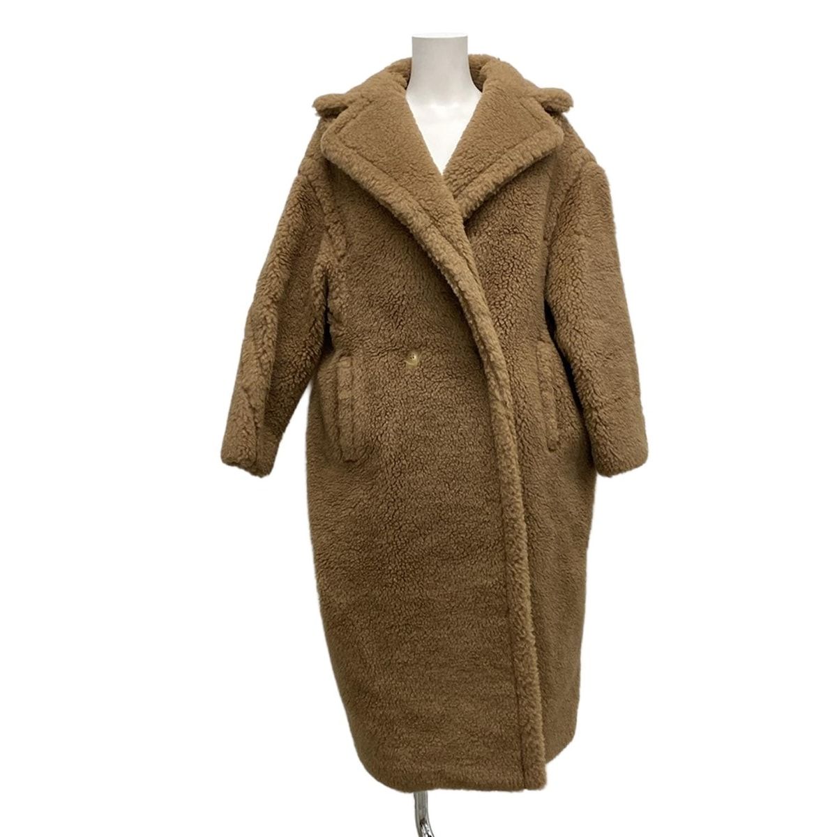 Max Mara マックスマーラ コート サイズXS レディース テディベア アイコン コート 101643266 ブラウン 長袖|SFILATA|冬 シルク