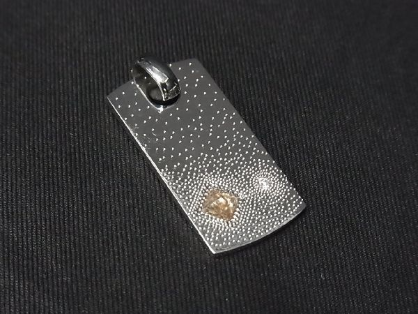 □極美品□ DeBeers デビアス バビロン ステンレス ラフダイヤ