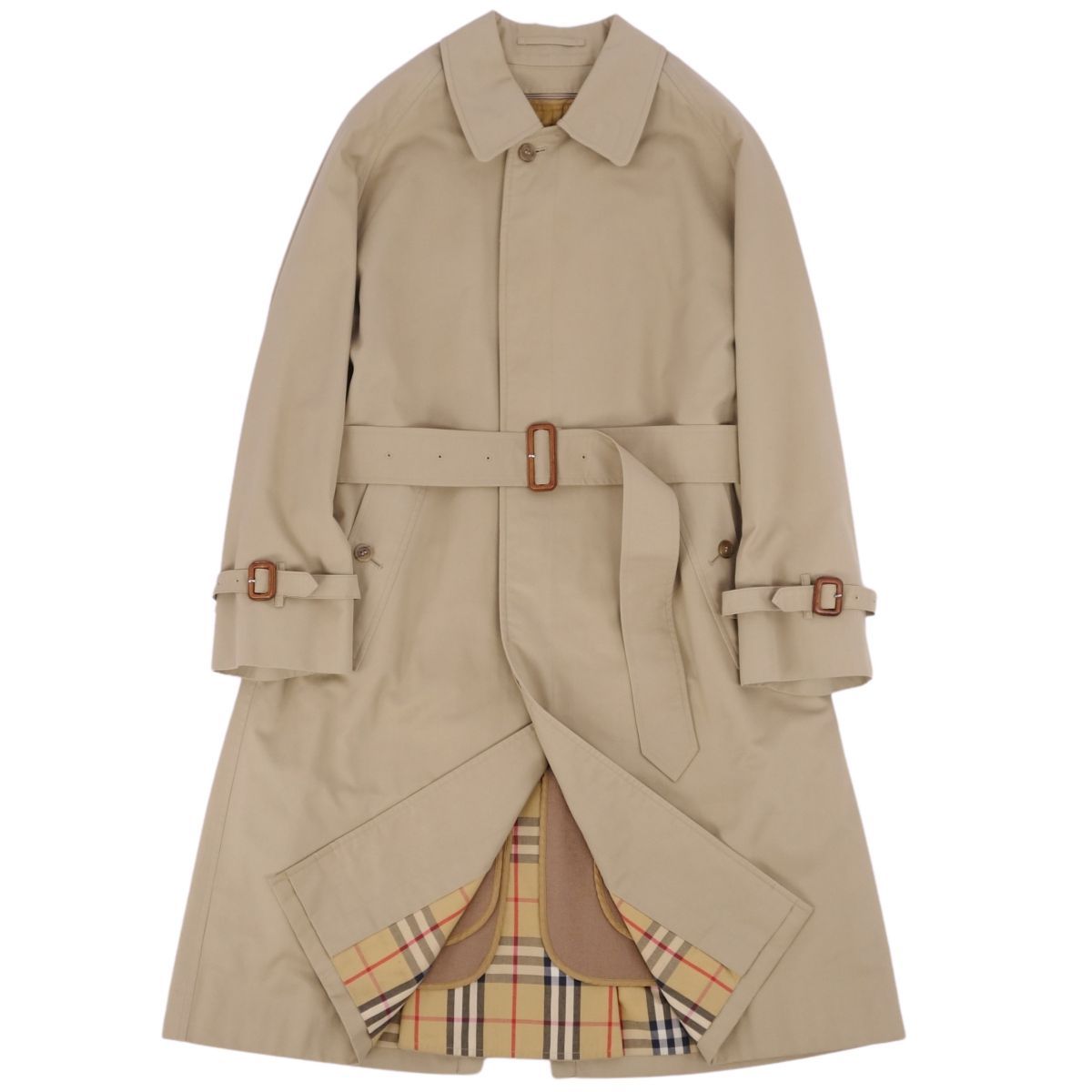 美品 Vintage バーバリー Burberrys 一枚袖 シングル ステンカラー 