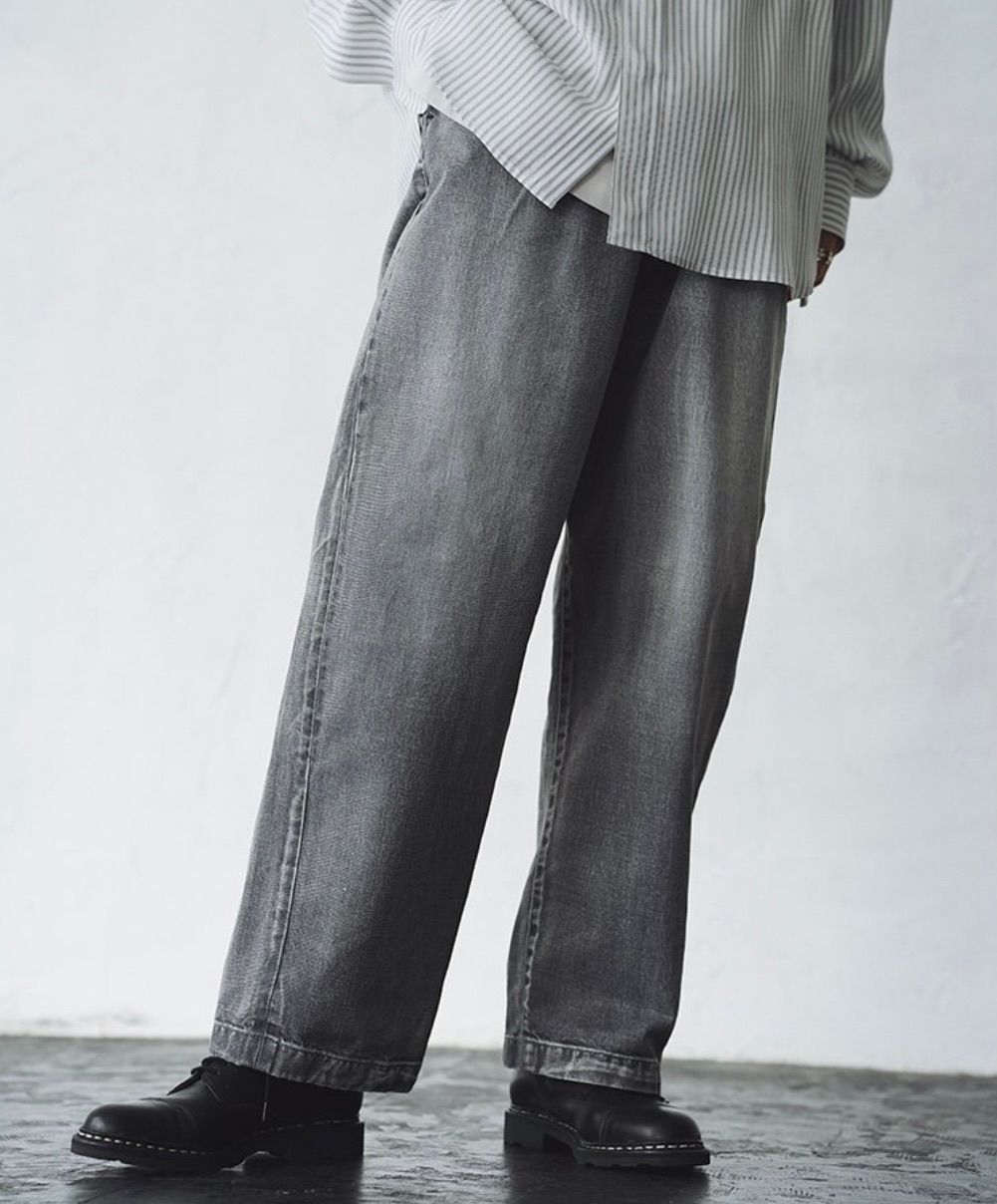 新品タグ付き】VAJIRA VINTAGE WIDE DENIM/LIDNM - メルカリ