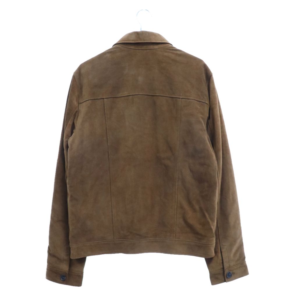 A.P.C (アーペーセー) スウェードレザージャケット ブラウン - メルカリ