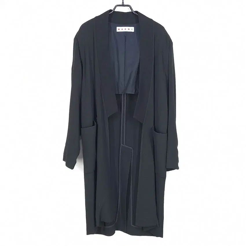 Marni(マルニ) レディース オープンタイプ ノーカラー 春 秋 コート 黒 