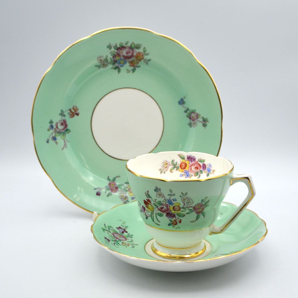 英国アンティーク サミュエルラドフォード 1900年 カップ＆ソーサー