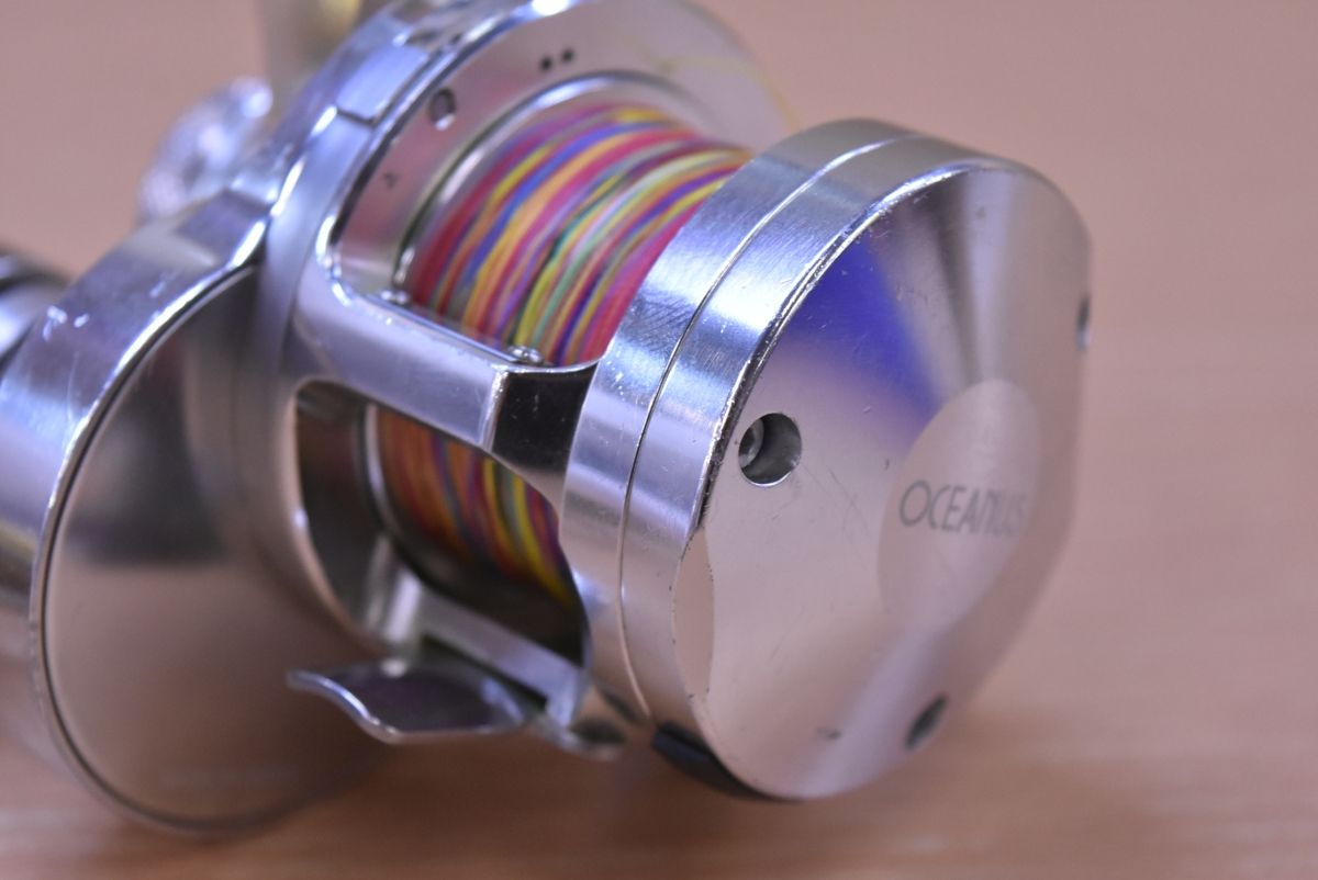 エバーグリーン オケアノス 右 リブレノブカスタム品 BJ 92-100 EVER GREEN OCEANUS ベイトリール オフショア ジギング ブリ ヒラマサ 等