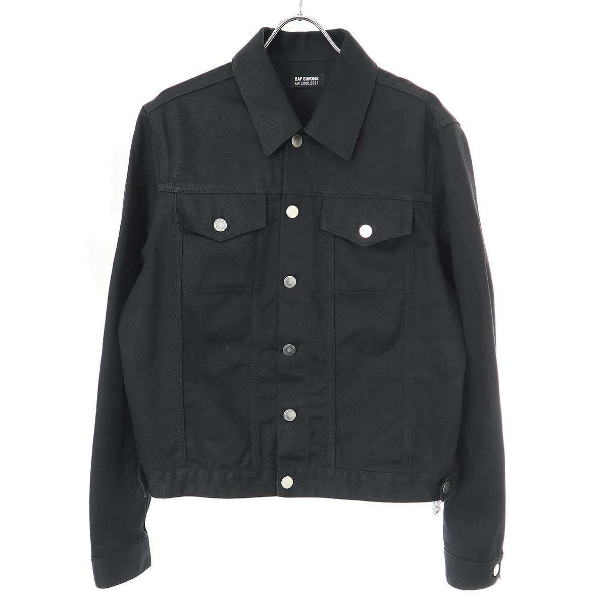 RAF SIMONS ラフシモンズ 20AW SHORT DENIM JACKET ショートデニムジャケット 202-720-10130 ブラック S  - メルカリ