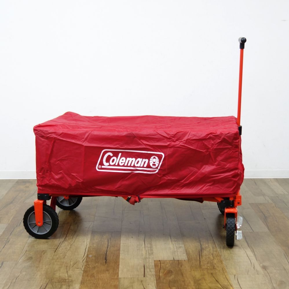 せっきー　コールマンColeman ワゴン + テーブル + レインカバー Coleman コールマン アウトドアワゴンレインカバー アウトドア