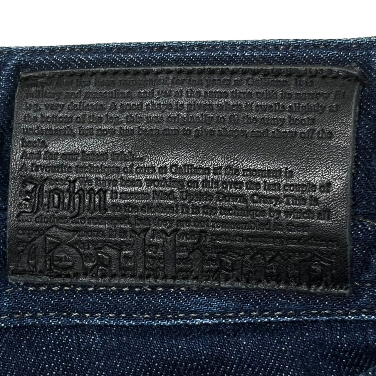 JOHN GALLIANO(ジョンガリアーノ) 00's double waist denim