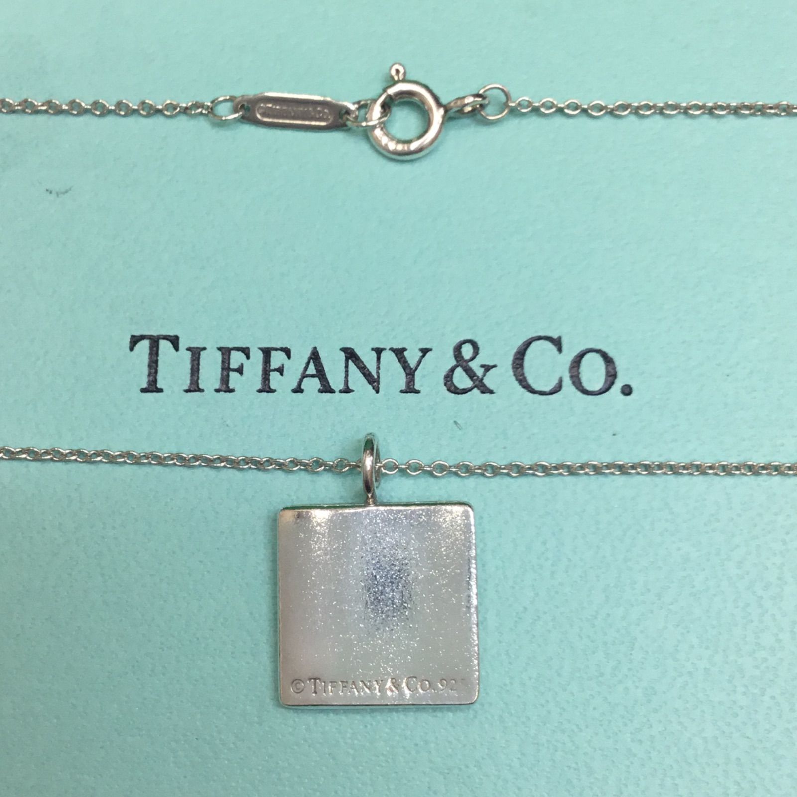 箱・保存袋付き 🔷TIFFANY&Co. ティファニー ／ ノーツ スクエア