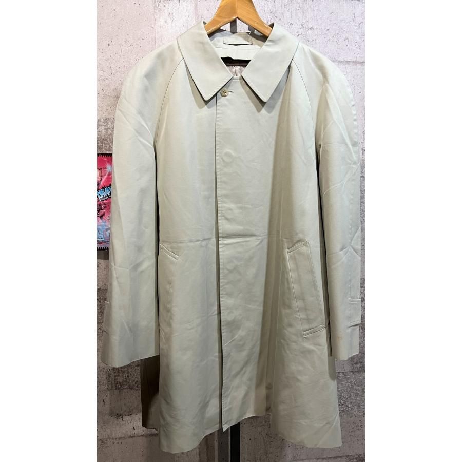 アクアスキュータム 比翼 ステンカラーコート ライナー着脱 メンズ