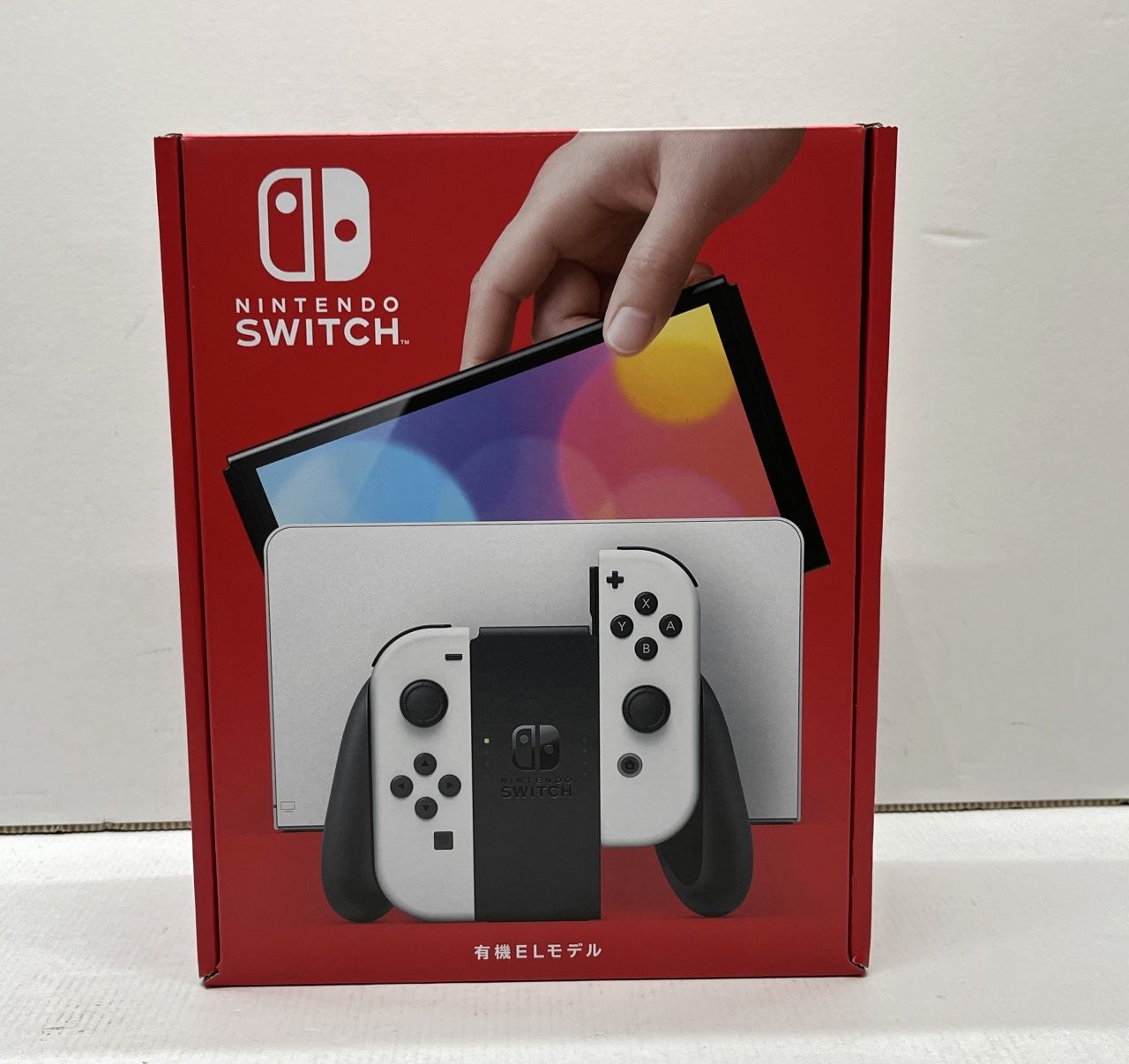 01w-2685 〇 Nintendo Switch 有機ELモデル 本体 Joy-Con ホワイト ニンテンドースイッチ 中古品 未使用品