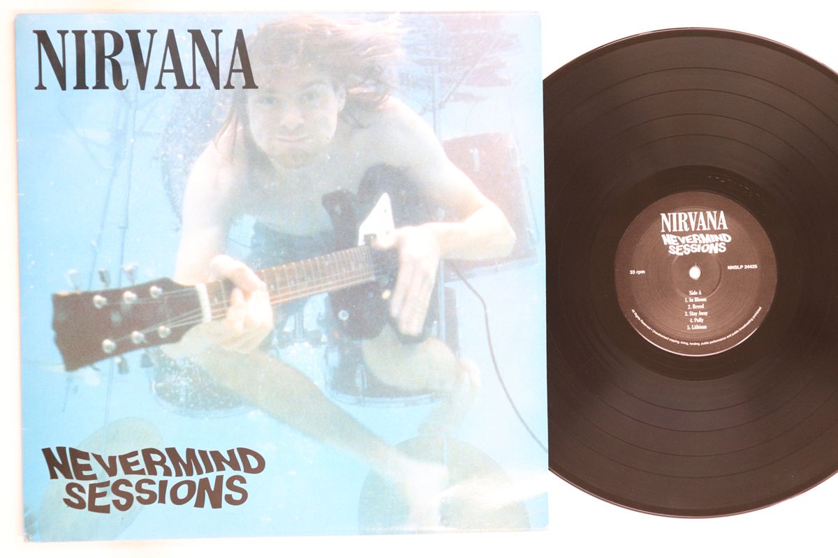 ドイツ盤　Nirvana Nevermind レコード 欧LP Nirvana Nevermind Sessions NNSLP24425 NOT ONL LABE