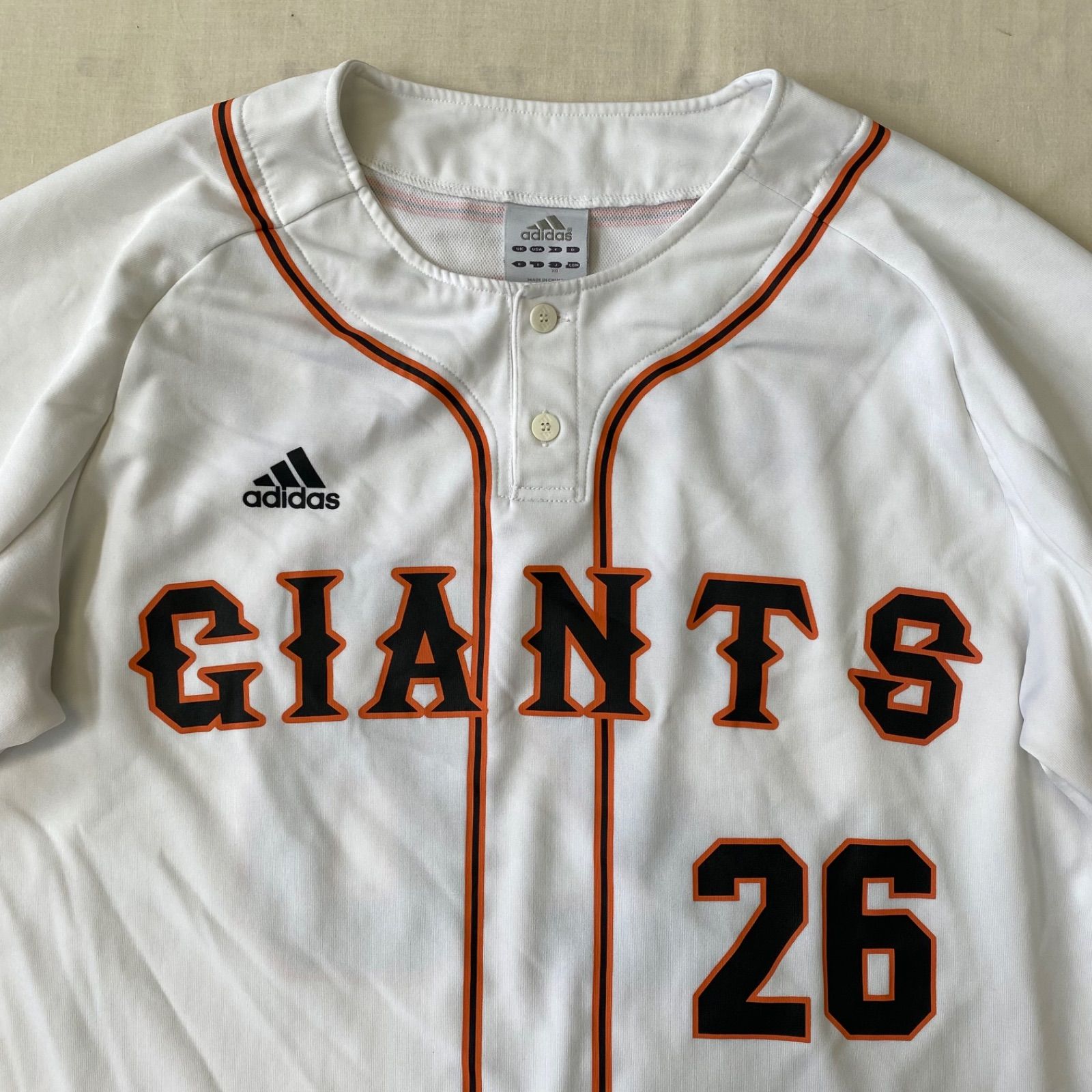 内海哲也 ユニフォーム ジャイアンツ adidas adidas アディダス 読売 ジャイアンツ #26 内海哲也
