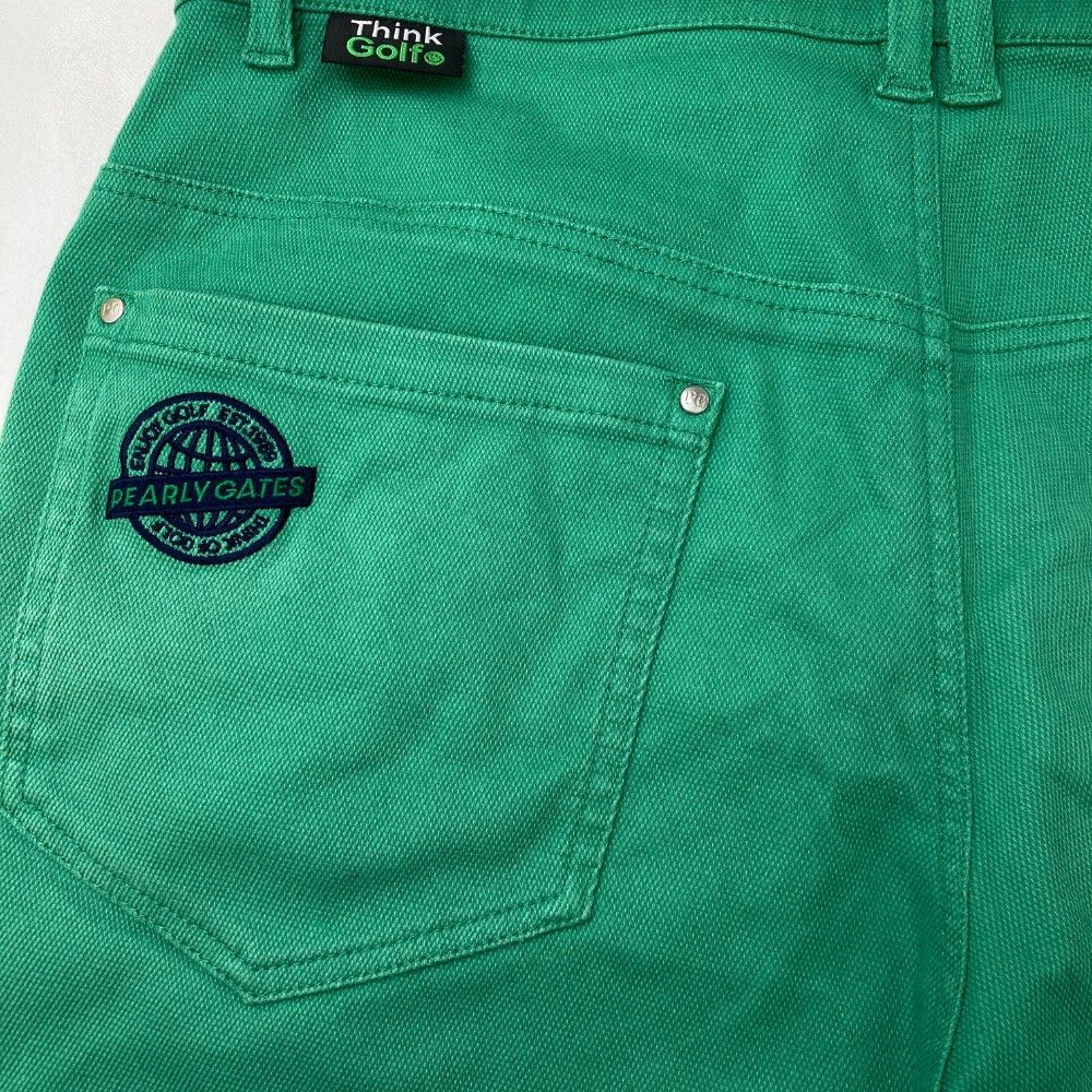 サイズ：4 PEARLY GATES パーリーゲイツ ハーフパンツ グリーン系