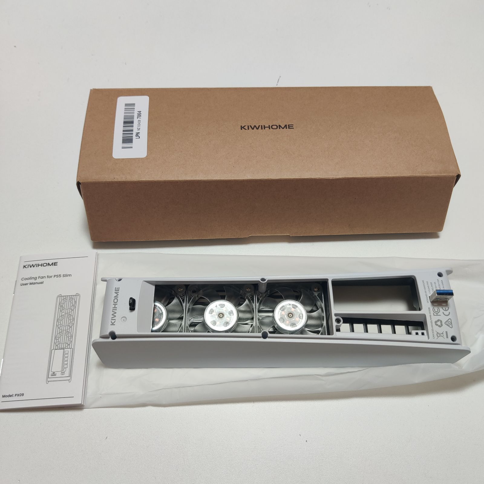 新型 PS5 Slim用 冷却ファン KIWIHOME PS5 Slim用 冷却 PS5