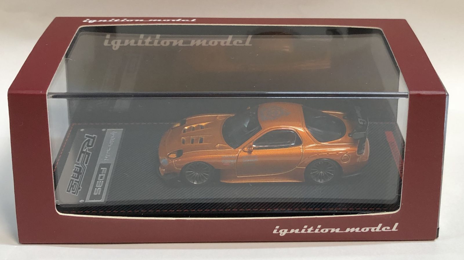 ignition model　1/64 Mazda RX-7 (FD3S) RE Amemiya Orange Metallic　イグニッションモデル　雨宮　オレンジメタリック