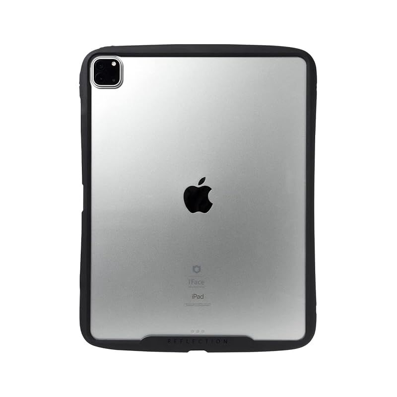 iFace Reflection iPad Pro 12.9inch(第6/5世代) ケース ポリカーボネート クリアケース (ブラック) 0