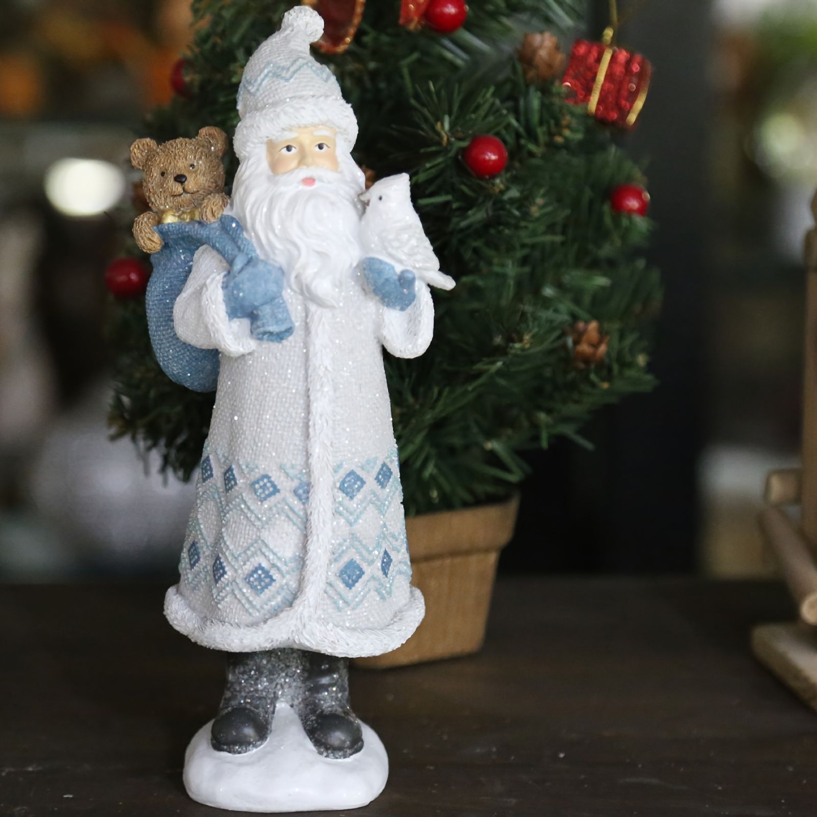 白い　サンタクロース オブジェ　クリスマス 白い サンタクロース オブジェ クリスマス 【公式通販】