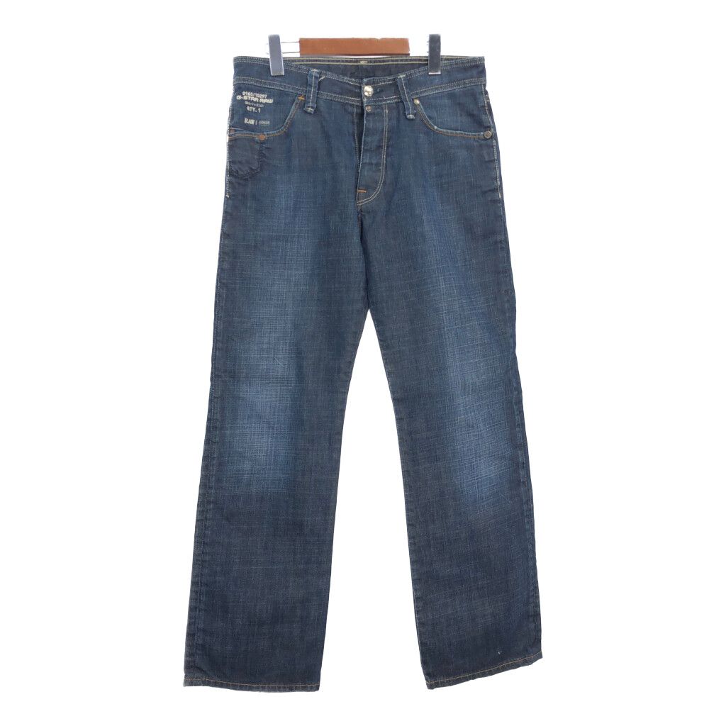 G-STAR RAW ジースターロウ デニムパンツ ブルー メンズ W31 L32 古着 T7870