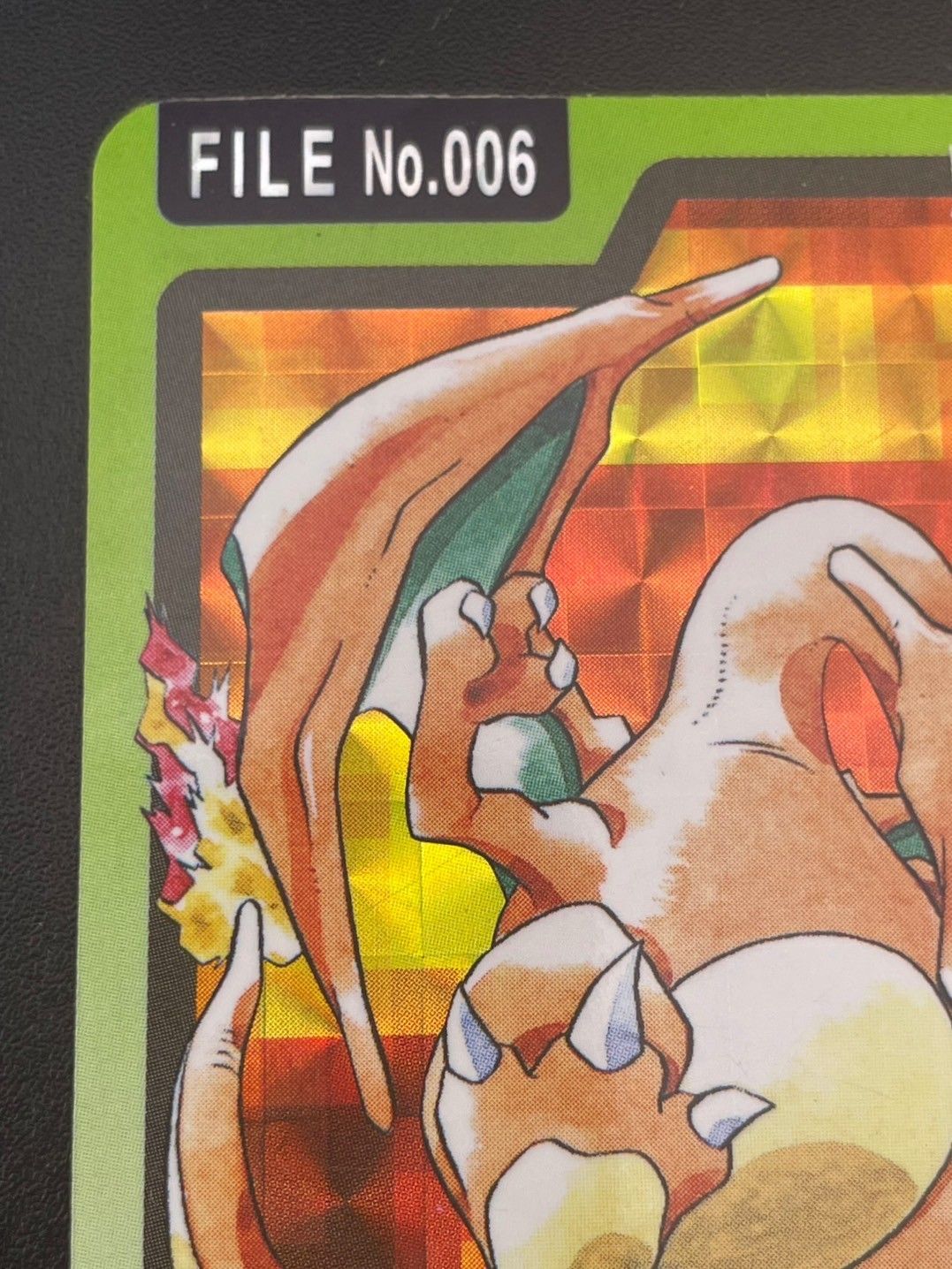 【中古品】 リザードン FILE No.006 バンダイ　カードダス　ポ 中古品】 リザードン FILE No.006 バンダイ カードダス