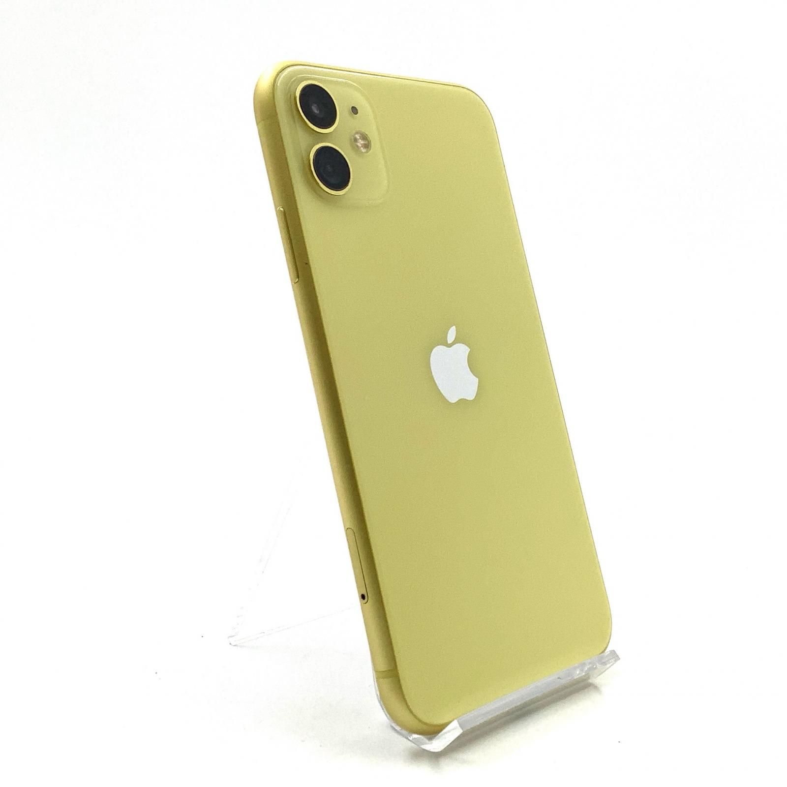 iPhone 11 64GB イエロー Softbank 白ロム 95% 難有 最速発送