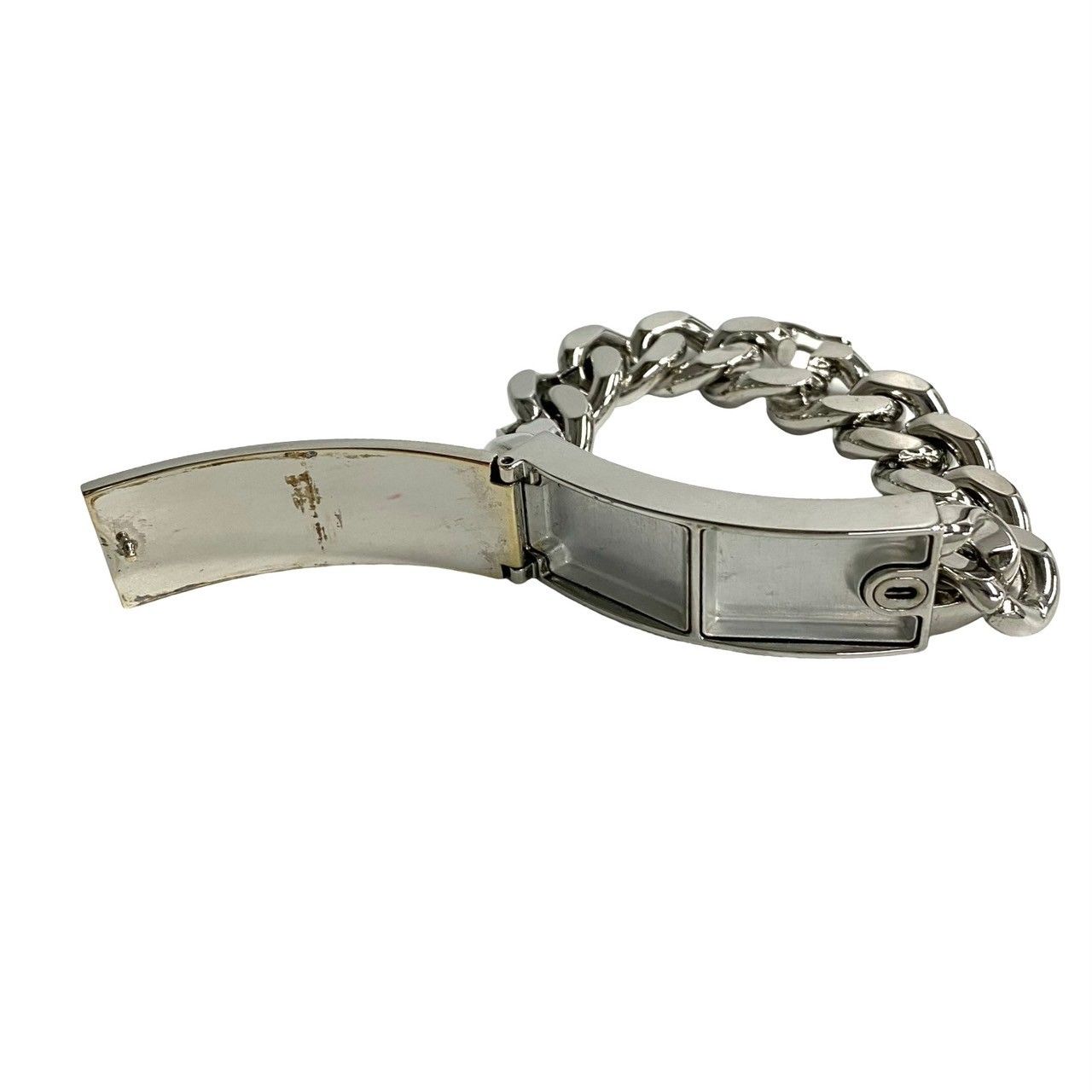 極 美品 Christian Dior ディオール グロス ブレスレット ロゴ 