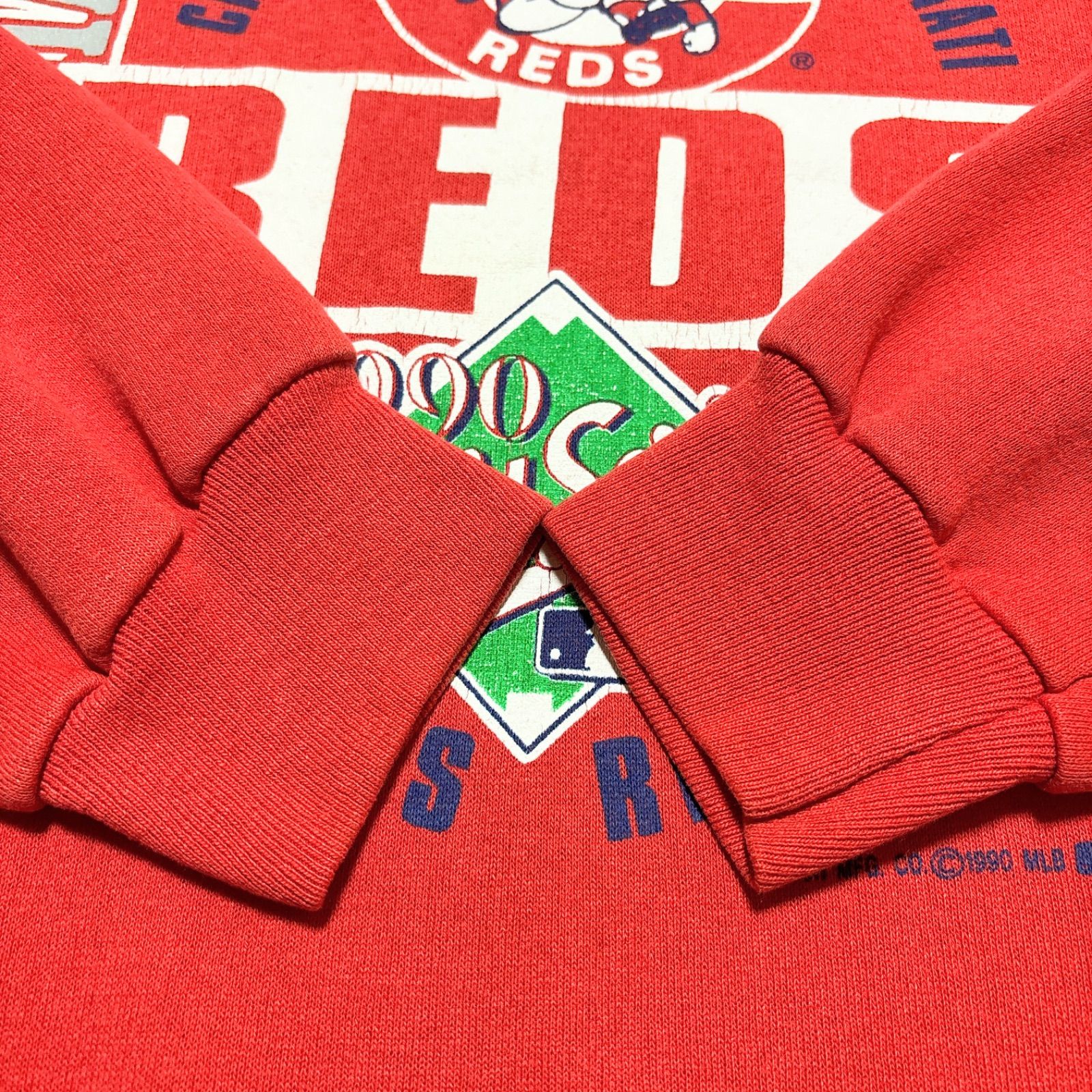 90s USA製 MLB Cincinnati Reds シンシナティ・レッズ プリント 