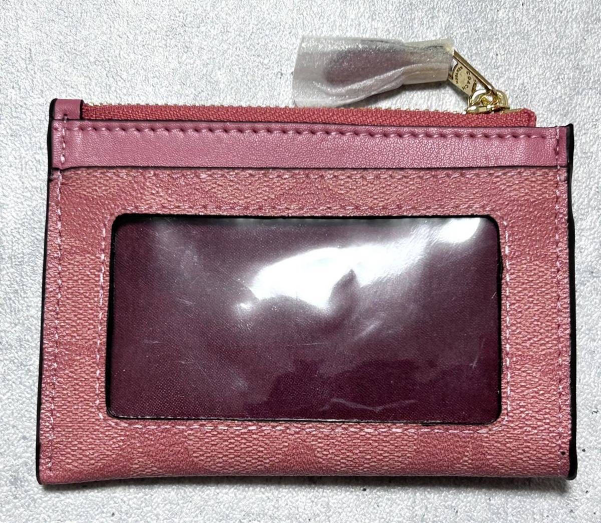 COACH コース　コインケース　小銭入れ財布　ブラッシュ　ピンク　パスケース Amazon | [コーチ] アウトレット パスケース コインケース