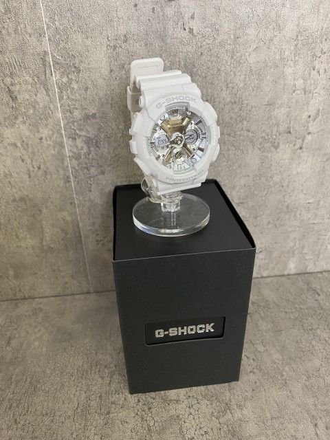24SS G-SHOCK ｼﾞｰｼｮｯｸ 時計 ｱﾅﾛｸﾞ ﾃﾞｼﾞﾀﾙ 20BAR ｸｫｰﾂ ｼｮｯｸﾚｼﾞｽﾄ ﾎﾜｲﾄ 33866313