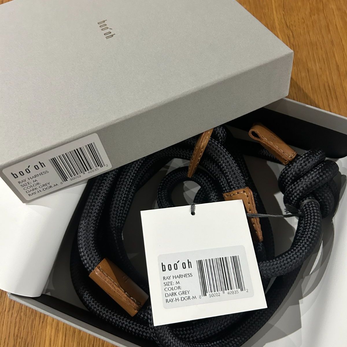 価格比較でお得にお買物。 ♥ Boo’oh｜Ray Harness｜ダークグレー Sサイズ | Mサイズ ｜リード 海外直輸入 正規品 大谷翔平 デコピン