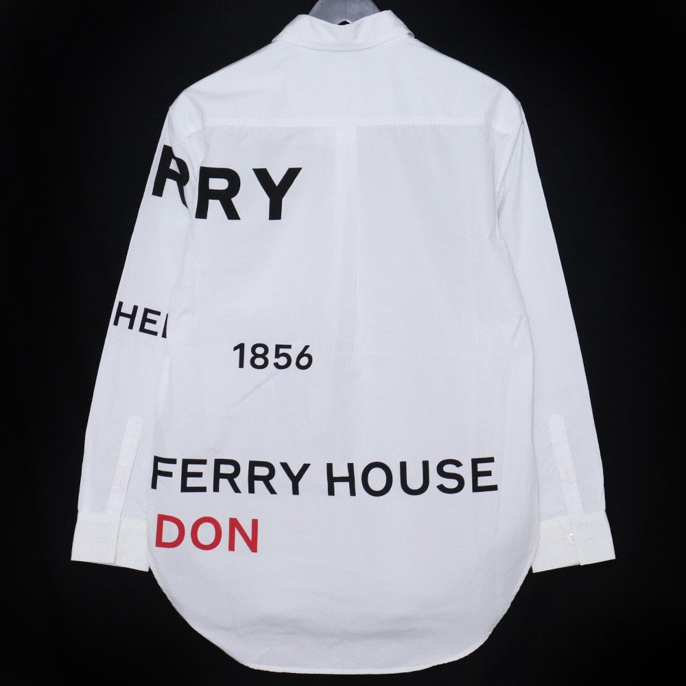 ＋バーバリー シャツ　Mサイズ BURBERRY バーバリー 8015637 Horseferry Print Cotton