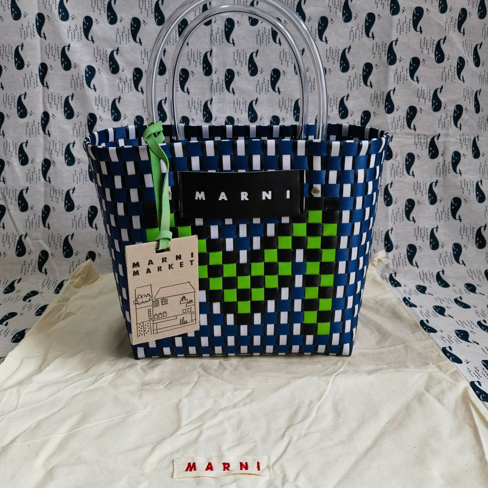 超人気美品☆MARNI マルニマーケットカゴバッグトート