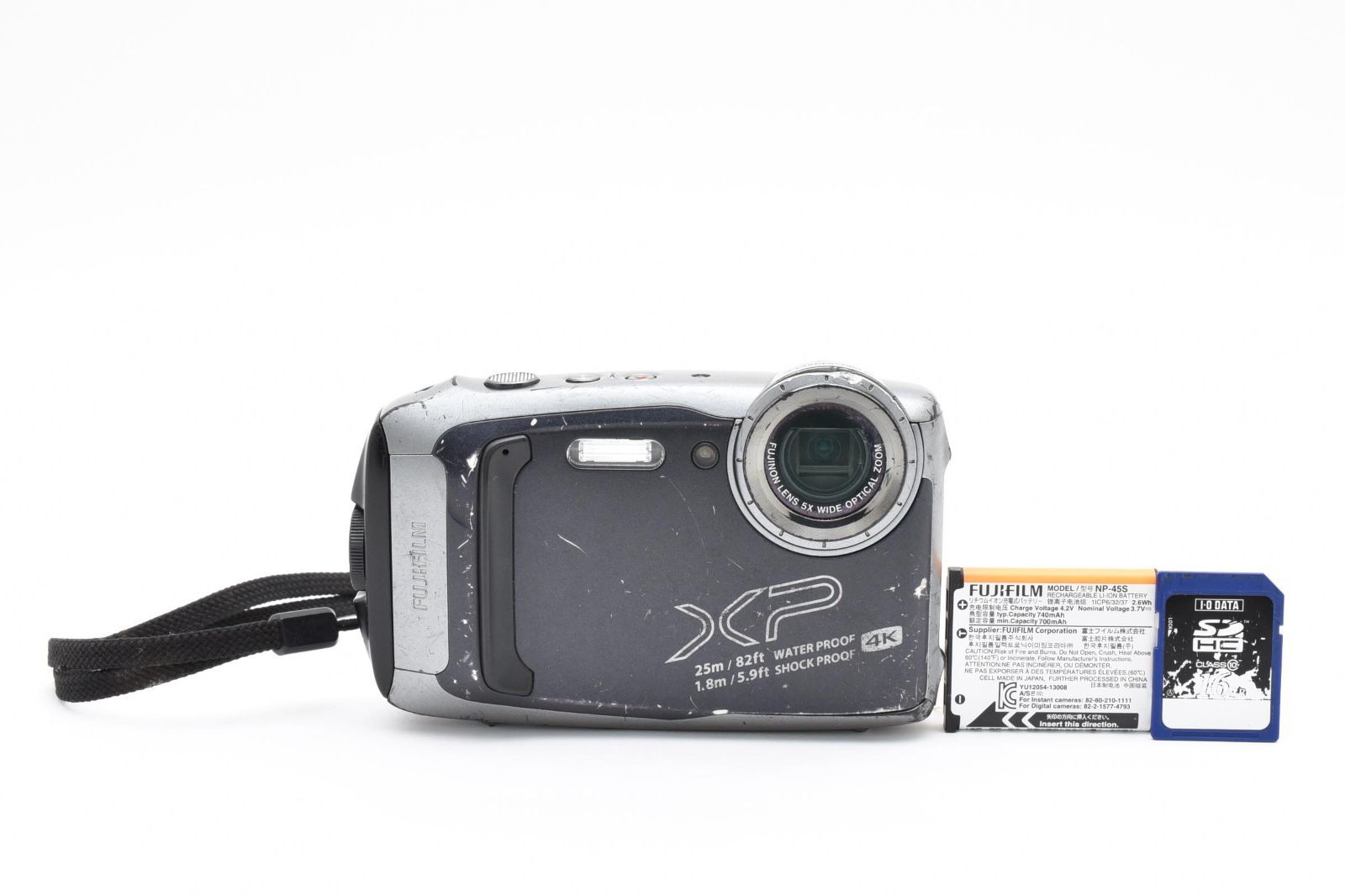 ☆良品☆フジフイルム FUJIFILM FinePix XP140 ダークシルバー☆ LL92 