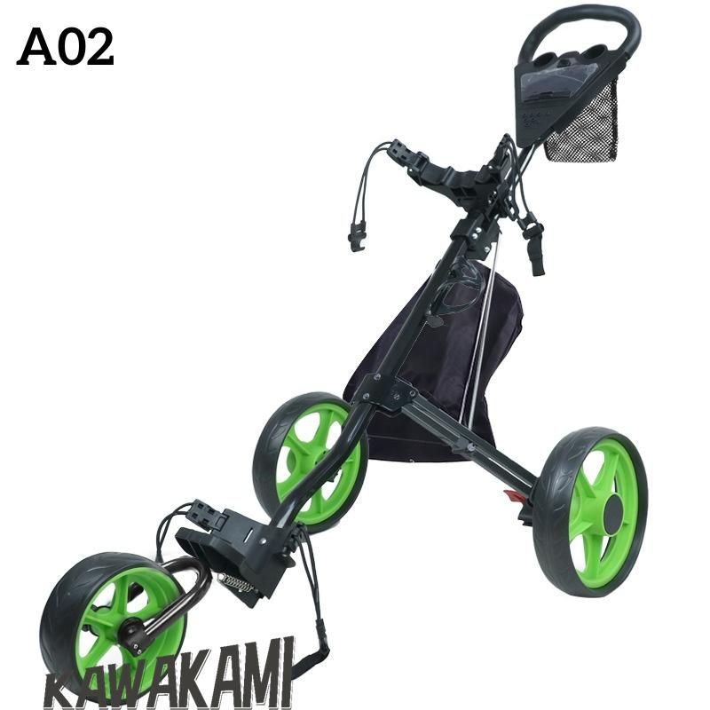 グリーンゴルフカート プッシュプルゴルフカート 折り畳み式カート
