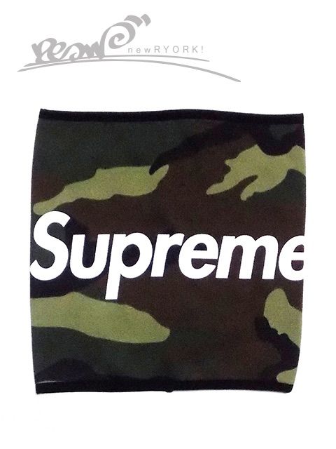 Supreme シュプリームカモフラージュ柄フリースネックゲイター se863