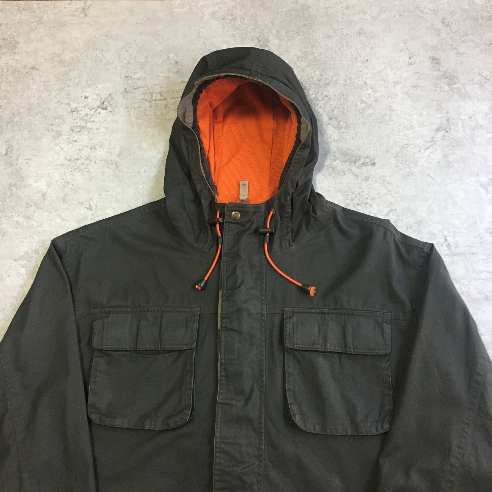 90s old gap Oiled jacket style Cotton Anorak parka オールドギャップ オイルドジャケット風 コットン  アノラックジャケット パーカー スカノラック - メルカリ