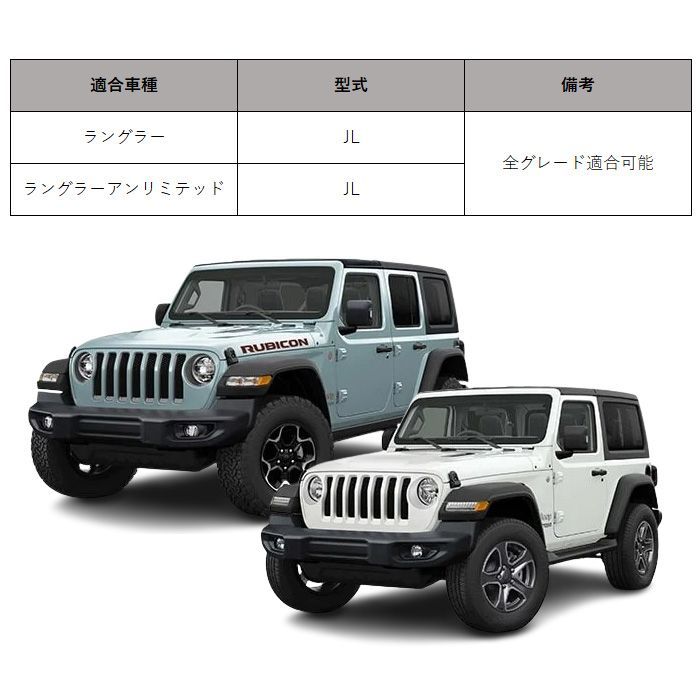 JEEPラングラー クロムメッキ外装パーツ 8部品セット Jeep JEEPラングラー クロムメッキ外装パーツ 8部品セット Jeep
