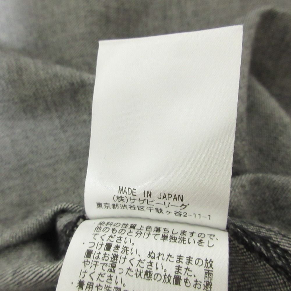 美品 UNION LAUNCH ユニオンランチ アローズ別注 デニム ドルマンスリーブ シャツ F ブラック レディース 古着 中古 UNION LAUNCH 【美品/UNITED ARROWS別注/定価3万】 ユニオン