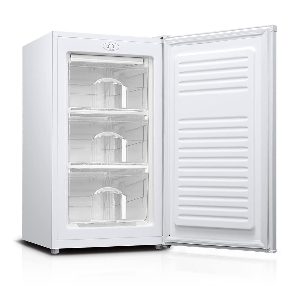 新着商品 JF060HM01WH MAXZEN グレー キッチン家電 ストック 保存 冷凍食品 食糧 食品 食材 スリム 冷凍 ストッカー フリーザー コンパクト 業務用 前開き チェストフリーザー ノンフロン 右開き 60L 小型 家庭用 冷凍庫