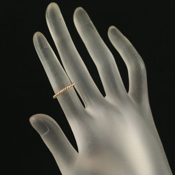 オプション品 ヴァンクリーフ&アーペル リング ペルレ スモール 45号 K18PG #177958