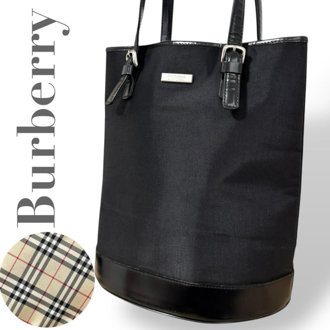 BURBERRY BLUE LABEL バーバリーブルーレーベル☆トートバッグ ノバ
