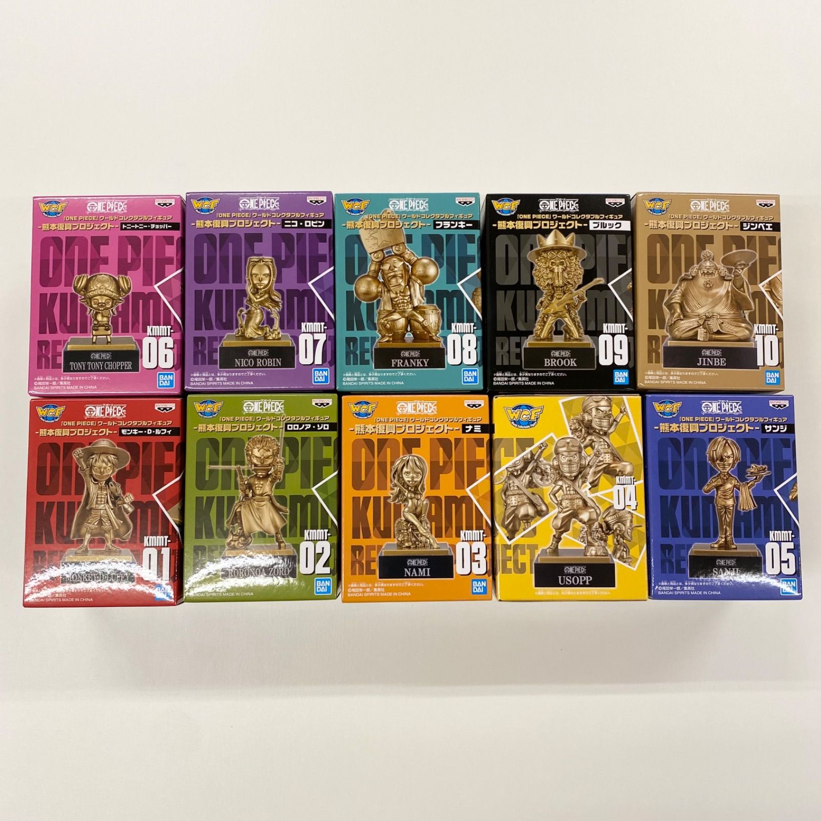 ② ワンピース 熊本復興 全10体 フィギュア 新品未開封品 バンダイ 