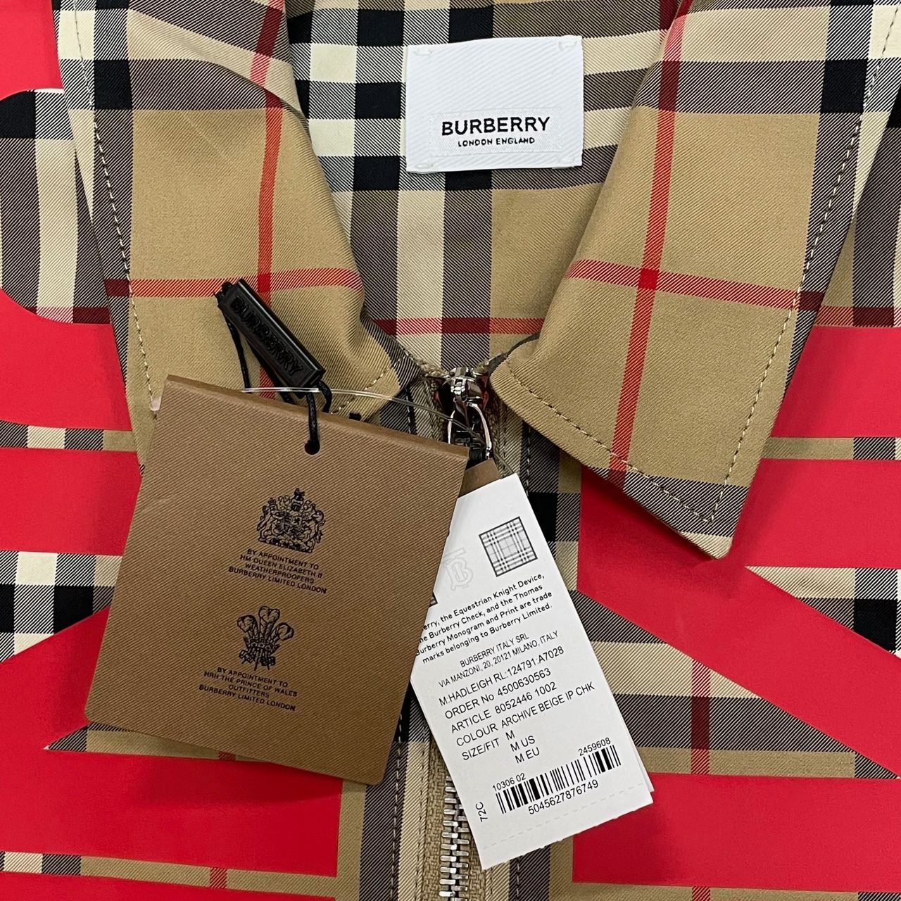 新品 国内正規 BURBERRY 22SS 半袖 ジップ シャツ ユニバーサル