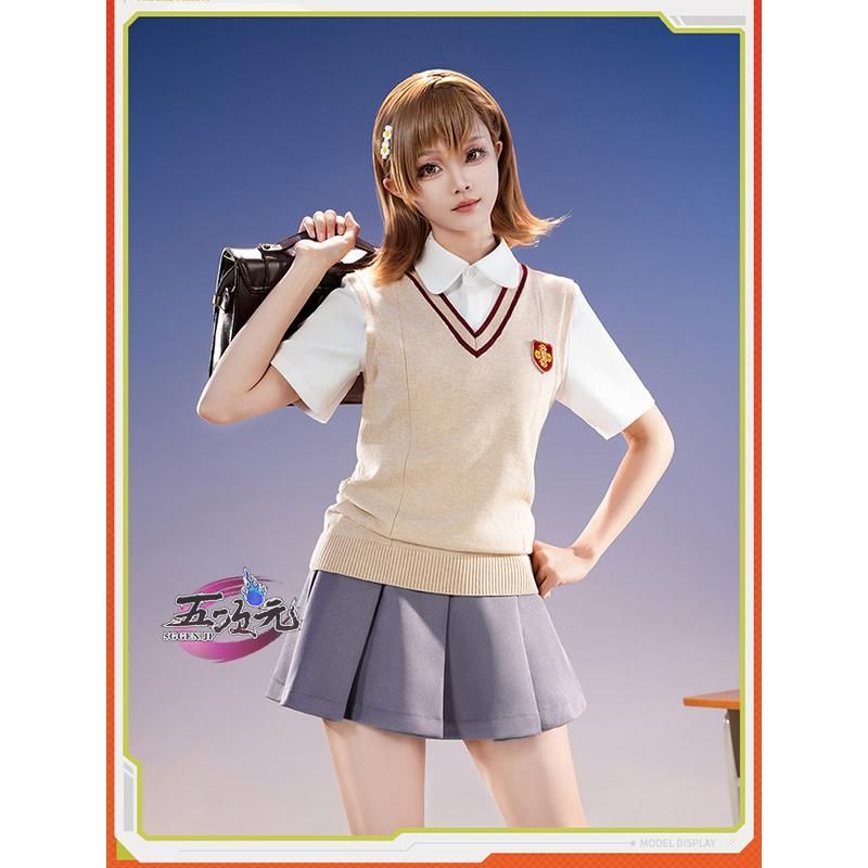 ♥ 三分妄想 とある科学の超電磁砲 コスプレ 制服 御坂美琴 衣装 ウィッグ 追加可 CS0917BJ 文化祭 WWW_IMPECCABLEHEALTHCARESERVICES_COM