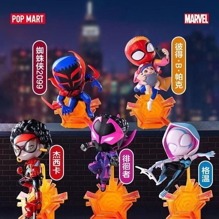 POP MART スパイダーマン アクロス・ザ・スパイダーバース　9体セット POPMART meets MARVEL/ スパイダーマン アクロス・ザ・スパイダー