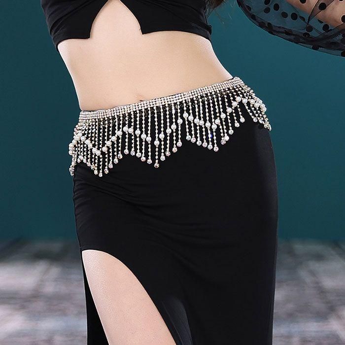 ベルト 社交ダンス☆ベリーダンス ベルト白、黒 ロイヤルブルー 社交