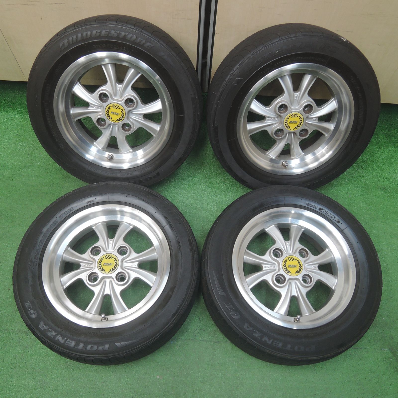 送料無料* 4本価格希少 ローバーミニ VALTAIN MSA ヴァルタン 165/60R12 12×5.00 ブリヂストン ポテンザ G3  PCD101.65/4H4022709SYノ - 石川県の公立高校 出願倍率を発表